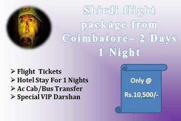 Coimbatore to Shirdi 2 Days Tour Package