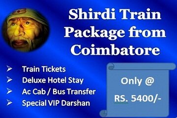 Coimbatore to Shirdi Train Tour Package